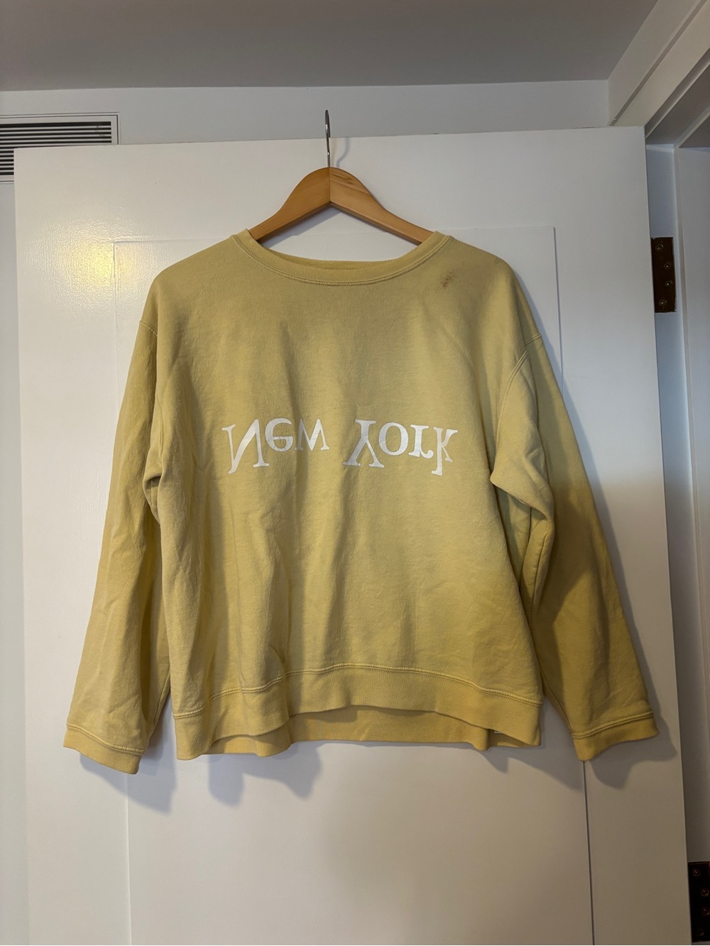 Yellow Women's Crewneck